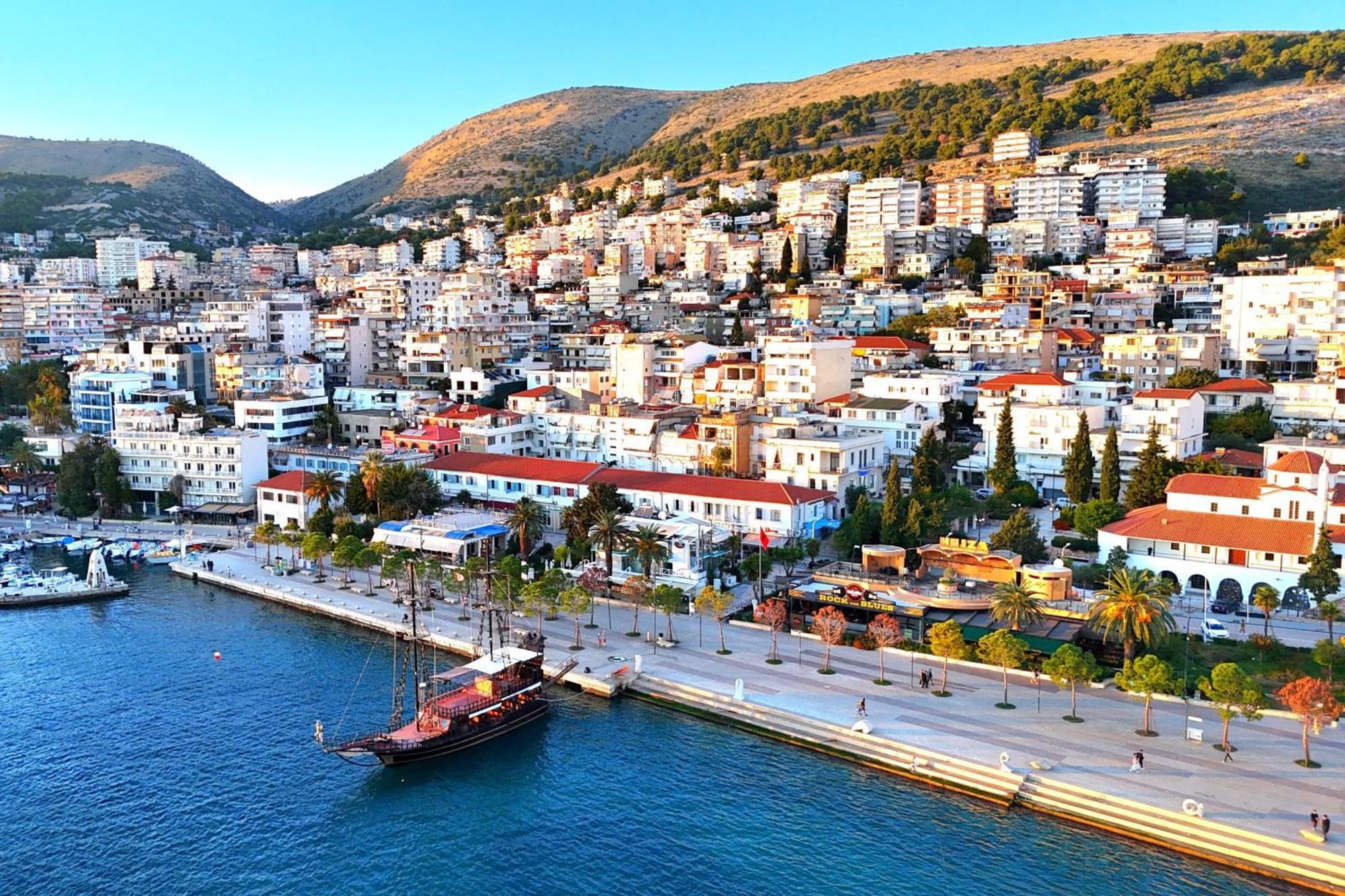 Sarandë Sunset Penthouse 아파트 외부 사진