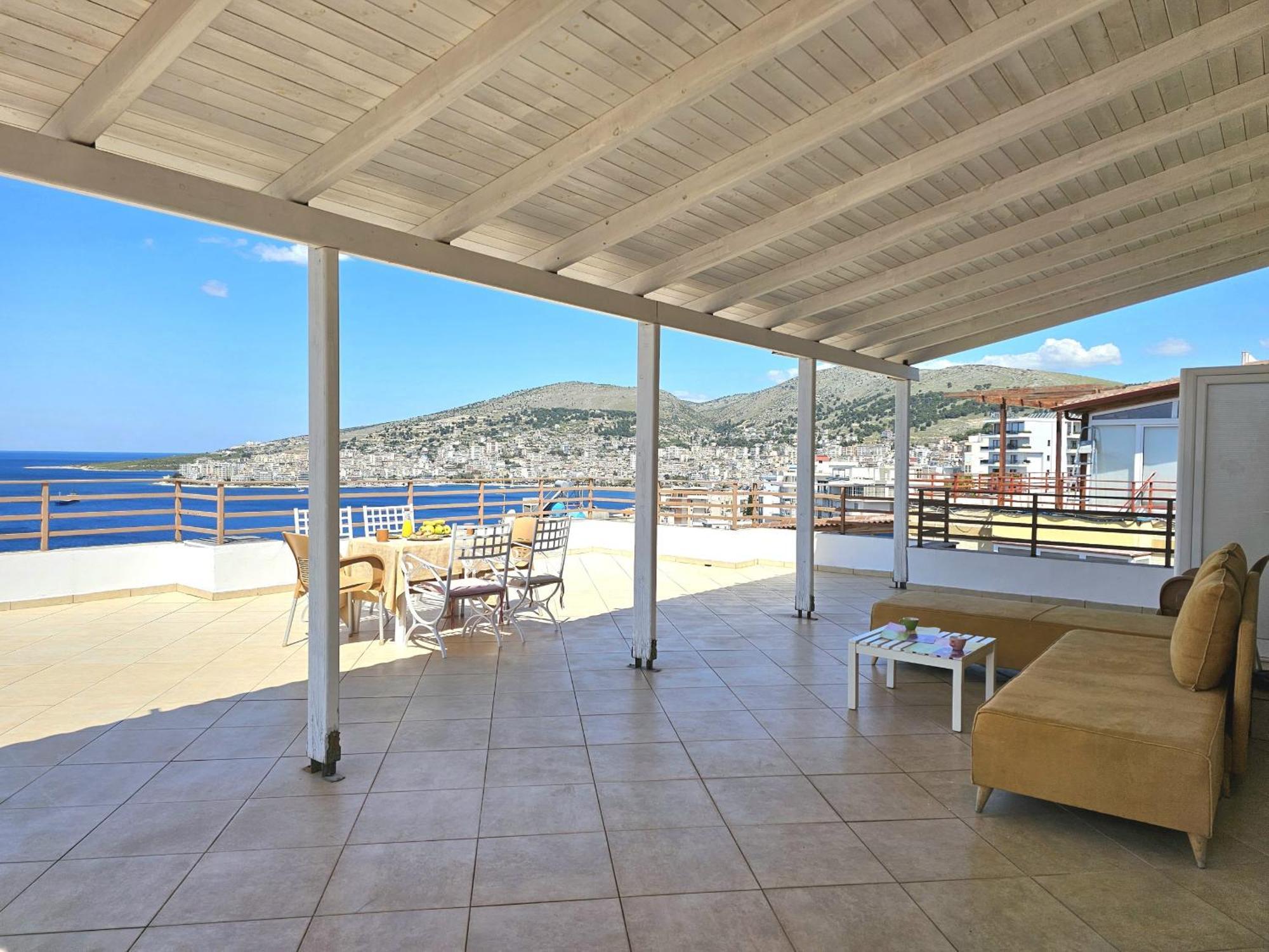 Sarandë Sunset Penthouse 아파트 외부 사진