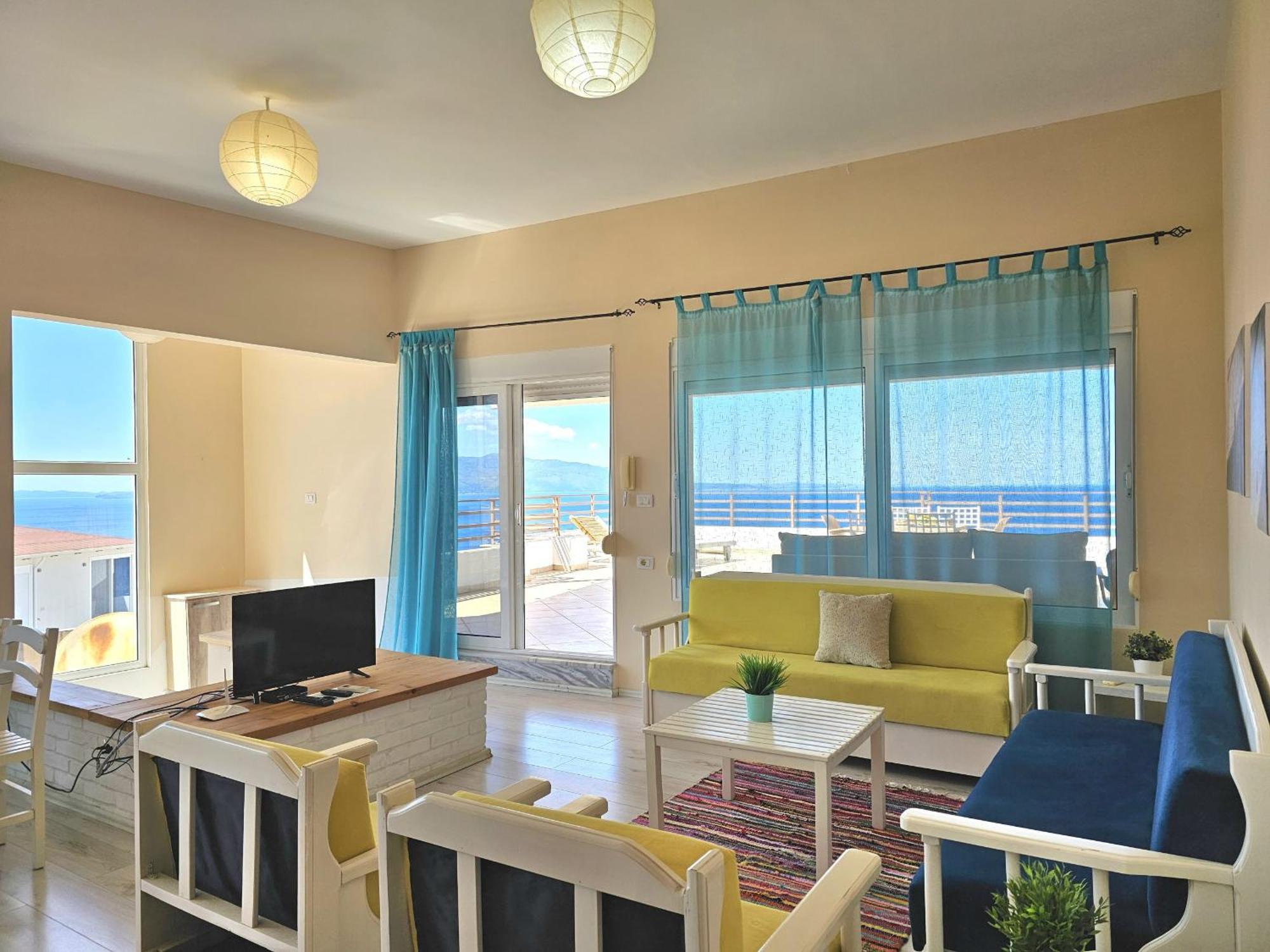 Sarandë Sunset Penthouse 아파트 외부 사진